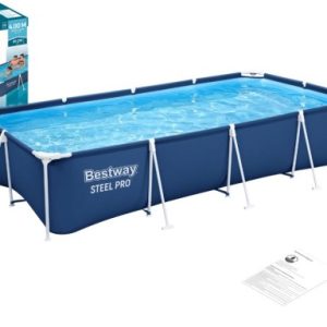 Basen Ogrodowy Stelażowy Prostokątny Bestway 56405 400x211x81 New2025