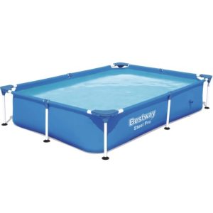 Basen stelażowy Bestway prostokątny Steel Pro 56401 221x150x43 cm