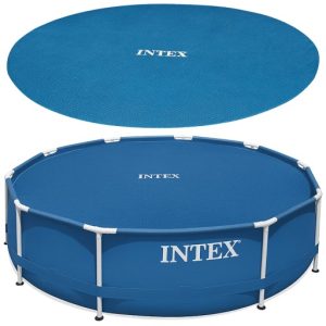 Pokrywa Solarna na Basen Ogrodowy 366cm Plandeka do Basenu Duża Intex 28012