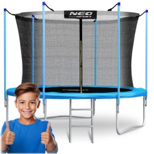 TRAMPOLINA OGRODOWA z siatką wewnętrzną 252cm 8ft NEOSPORT model 2025