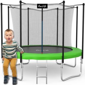 Trampolina do ogrodu ogrodowa dla dzieci z siatką wewnętrzna 312 cm 10ft