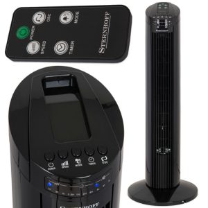 WENTYLATOR KOLUMNOWY STOJĄCY PODŁOGOWY WIATRAK REGULOWANY MOCNY 70W + PILOT